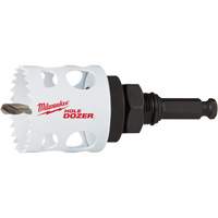 Scie-cloche Hole Dozer avec arbre, 2", Profondeur de la coupe 1-5/8", Bim&eacute;tal Equipex