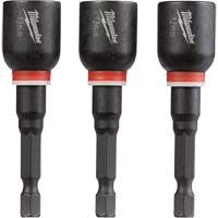 Tourne-&eacute;crou Shockwave Impact Duty, Embout 1/4", Prise 12 mm, 2-9/16" lo, Magn&eacute;tique Equipex