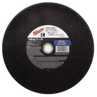 High Speed Cut-Off Wheel, 12" x 1/8", 1" Arbor, Type 1, Aluminum Oxide, 4365 RPM Equipex