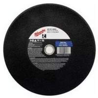 General Purpose Cut-Off Wheels, 14" x 3/32", 1" Arbor, Type 1, Aluminum Oxide, 4365 RPM Equipex