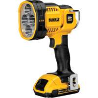 Max Cordless Jobsite Spotlight, LED, 1000 Lumens, Rechargeable Batteries Equipex