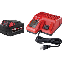 M18 Redlithium XC 5.0 System Starter Kit, 18 V, Lithium-Ion Equipex