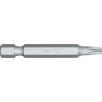 Embout de tournevis, Torx, Embout T-25, Prise 1/4", Longueur 4-4/5" Equipex