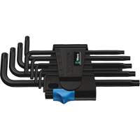 Jeu de cl&eacute;s en L avec fonction de retenue, 9 mcx, Torx Equipex