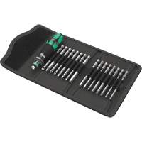 Jeu de tournevis Multi 60 Kraftform Kompakt et m&egrave;ches 17 mcx, 6-3/32" lo, Prise Plastique Equipex