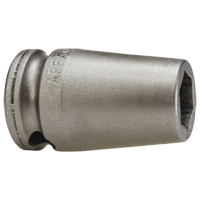 Socket for Sheet Metal Screws, 5/16", 3/8" Drive, 6 Points Equipex