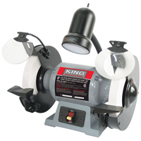 Bench Grinder, 8" Wheel Diameter, 1/2 HP, 1750 RPM Equipex