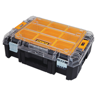Organisateur avec couvercle transparent TSTAK V, 17-1/4" x 13" x 6", Noir Equipex