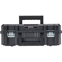 Coffre &agrave; outils avec dessus plat TSTAK II, 17-1/4" x 13" x 6-3/8", Noir Equipex