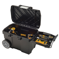 Coffre &agrave; outils pour entrepreneur, 15-19/32" la x 24-13/16" p x 16-1/2" h, Noir Equipex