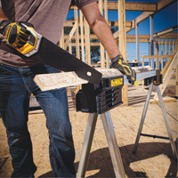 Chevalet de sciage pliant en m&eacute;tal Equipex