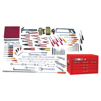 Electricians Master Set With Top Chest, 114 Pieces Equipex