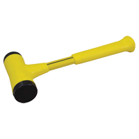 Dead Blow Hammer, 24 oz., Textured Grip, 12-1/4" L Equipex