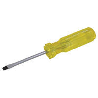 Slotted Screwdriver, 3/16", 6-1/2" L, Plastic Handle Equipex