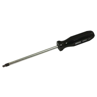 Square Screwdriver, #4 Tip, Round, 9-3/4" L, Plastic Handle Equipex