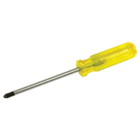 Phillips Screwdriver, #3, 10" L, Plastic Handle Equipex