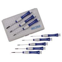 Precision Screwdriver Set, 8 Pcs. Equipex