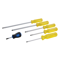 Slotted Screwdriver Set, 6 Pcs. Equipex