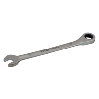 Combination Fixed Head Ratcheting Wrench, 12 Point, 8 mm, Stainless Steel Finish Equipex