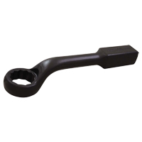 Cl&eacute; polygonale &agrave; choc, 12 pans, 27 mm, d&eacute;cal&eacute;es de 45°, Fini Oxyde noir Equipex