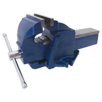 &eacute;tau d'&eacute;tabli en fonte ductile pour m&eacute;canicien, Largeur des m&acirc;choires 5", Profondeur de la gorge 3-3/10" Equipex