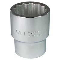 Douille, 1-1/2", Prise 1", 12 pans Equipex