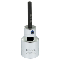Bit Socket, 3/8" x 2-1/4" L, 3/8" Drive Equipex