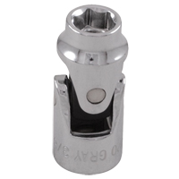 Universal Joint Socket , 3/8" Drive, 6 Points Equipex