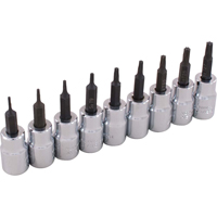 Socket Set, Torx&reg;, 3/8" Drive, 9 Pcs Equipex