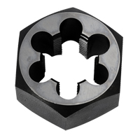 Hex Rethreading Die Nut, 2"/1" Dia., 3/4"-14 Thread, Carbon Steel/Chromium Steel Equipex