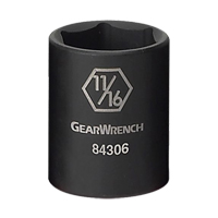 Socket, Impact, 3/4", 3/8" Drive, 6 Points Equipex