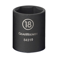 Socket, Impact, 13 mm, 3/8" Drive, 6 Points Equipex