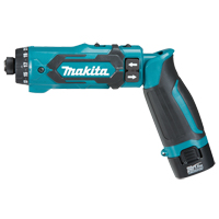 Cordless Drill/Driver Kit, Lithium-Ion, 7.2 V, 1/4" Chuck, 71 in-lbs Torque Equipex
