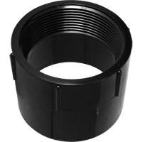 Female Adapter, Hub x FPT, 1-1/2" Dia., Plastic Equipex