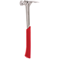 Smooth Face Framing Hammer, 17 oz., Solid Steel Handle, 16-1/8" L Equipex