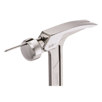 Smooth Face Framing Hammer, 22 oz., Solid Steel Handle, 15" L Equipex