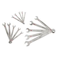 Wrench Set, Combination, 15 Pieces, Imperial Equipex