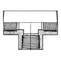 Raccord En T&eacute; Femelle, Laiton, 1/8" Equipex