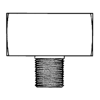Jonction En T&eacute; M&acirc;le, Laiton, 1/8" Equipex