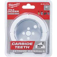 Scie &agrave; bouteur Hole Dozer avec dents au carbure, 3", Profondeur de la coupe 1-63/100", Carbure Equipex