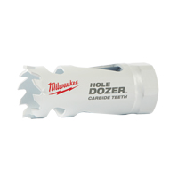 Scie avec dents au carbure Hole Dozer, 1", Profondeur de la coupe 1-3/5", Carbure Equipex