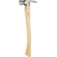 Smooth Face Framing Hammer, 19 oz., Wood Handle, 16" L Equipex