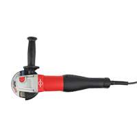 No-Lock Braking Small Angle Grinder, 4-1/2"/5", 120 V, 11 A, 12000 RPM Equipex