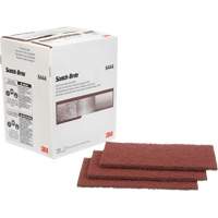 Scotch-Brite Extra-Duty Hand Pad, Aluminum Oxide, 9" x 6", Fine Grit Equipex