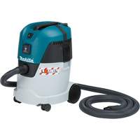 L Class Push & Clean Compact Dust Extractor, Wet-Dry, 1.34 HP, 6.6 US Gal. (25 Litres) Equipex