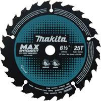 Lame de scie circulaire efficacit&eacute; maximale, 6-1/2", 25 dents, Pour Stratifi&eacute;/Bois Equipex