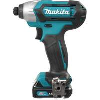 CXT Impact Driver Kit, 1/4", 970 in-lbs Max. Torque, 12 V, Lithium-Ion Equipex