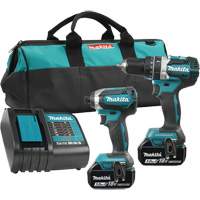 Ensemble de 2 outils avec moteur sans balai LXT, 18 V Equipex
