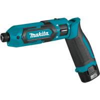 Impact Driver Kit, 1/4", 220 in-lbs Max. Torque, 7.2 V, Lithium-Ion Equipex