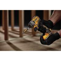 Trousse de tournevis &agrave; moteur sans balai Xtreme, 1/4", 12 V, 200 UWO couple max., Lithium-ion bloc-pile Equipex